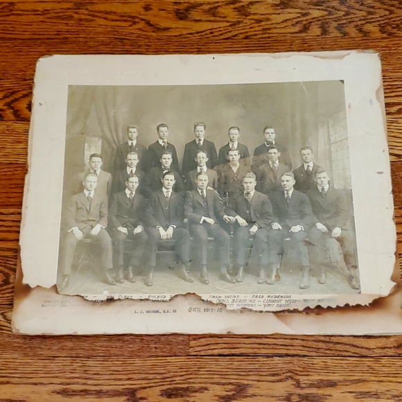 1917-1918 Phi Kappa Pi Fraternity - Stevens Institute of Technology, Hoboken, NJ - Picture 1 of 16